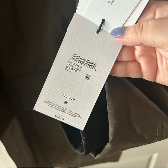 NWT Men’s Ugg Butte Winter Parka Coat Snow Ski Jacket - Picture 6 of 9